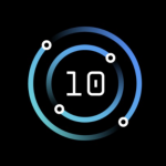 Power10 logo White